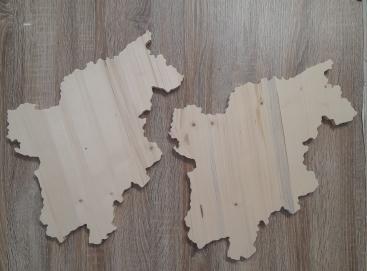 TAGLIERE VASSOIO DECORAZIONE DA PARETE - TRENTINO